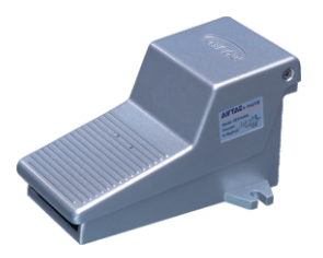 AIRTAC VALVE, FOOT PEDAL VALVE, 1/4&quot; NPT&lt;BR&gt;4 WAY 2 POSITION WITH GUARD